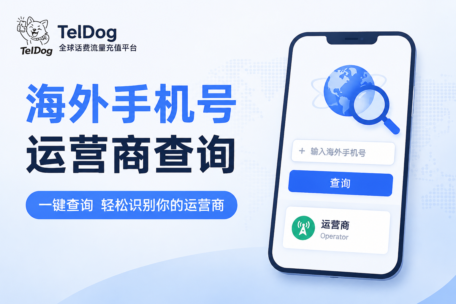 海外手机号不知道是哪个运营商的？用TelDog就能查！